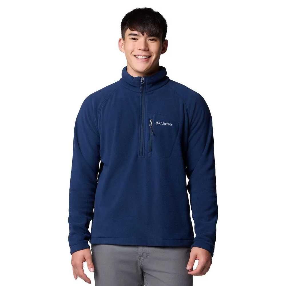 Fleece Columbia Fast Trek III Half Zip Masculino Collegiate Navy