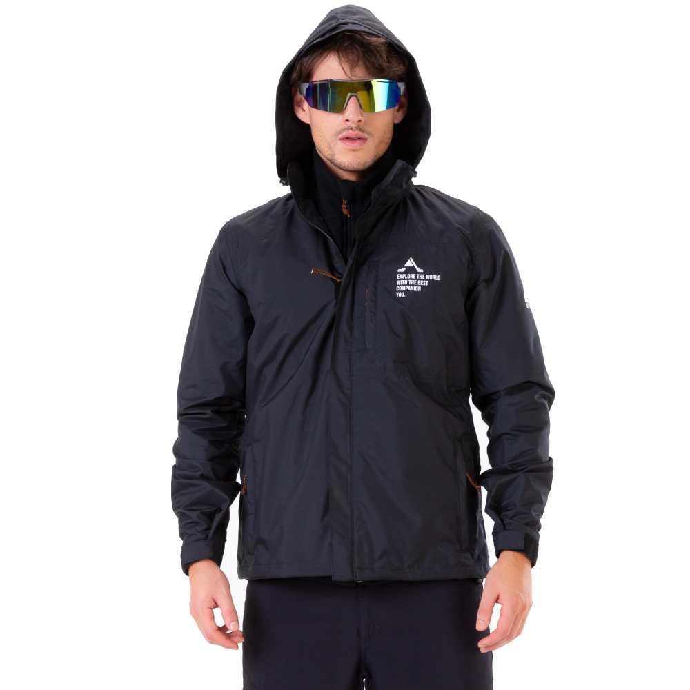 Jaqueta Anorak Alpen Aconcágua Masculina Preta | AltaMontanha