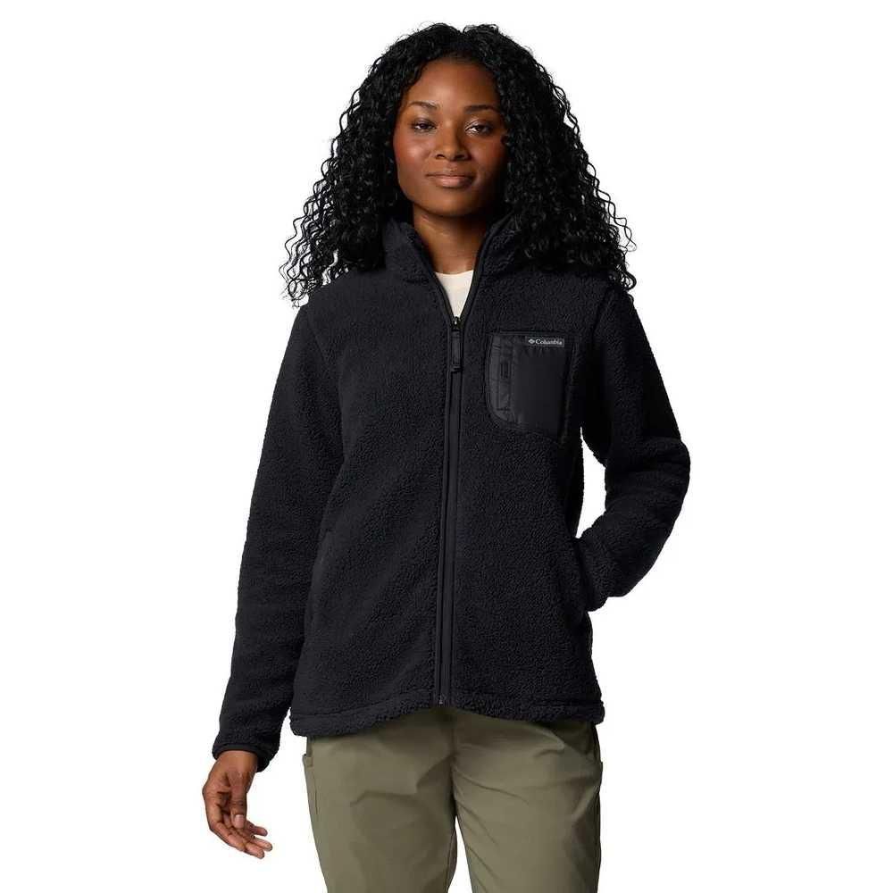 pasnormalstudios　Control Fleece Bib 　黒　S Jaqueta Fleece Columbia West Bend Feminina II Black | AltaMontanha
