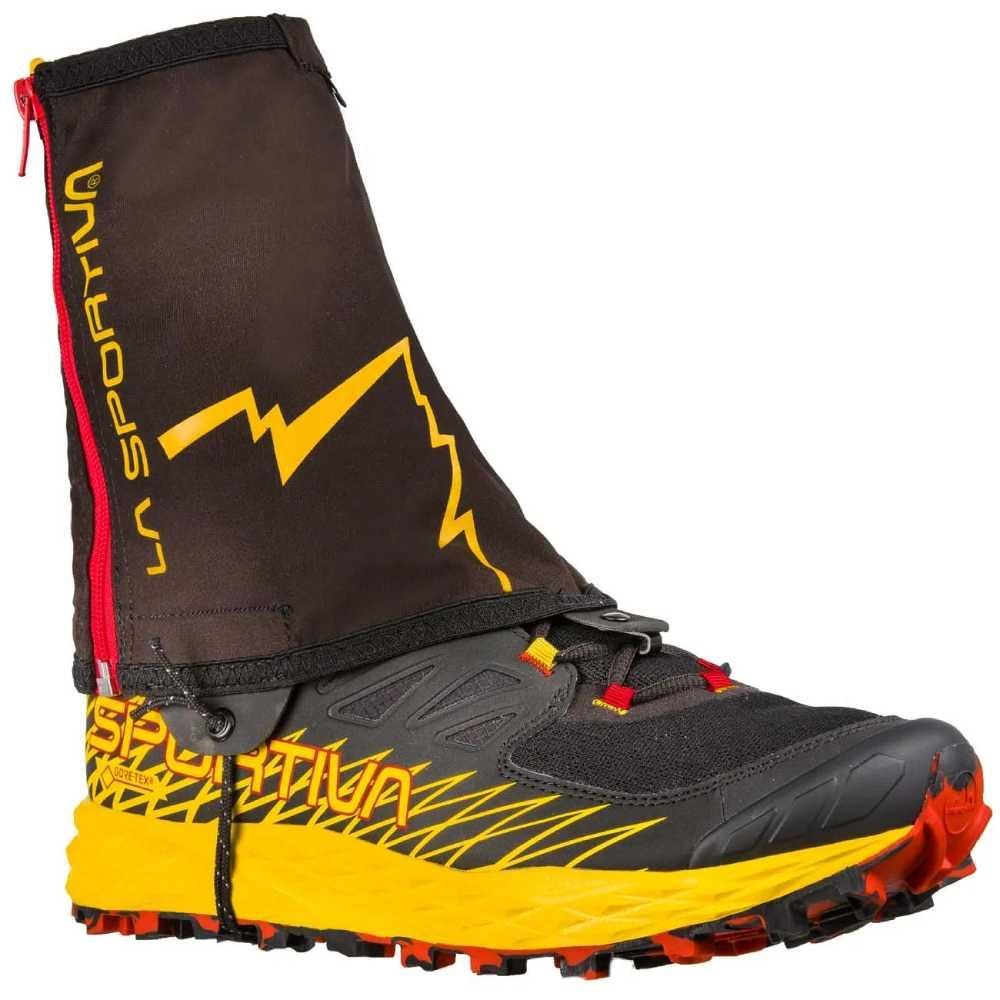 Polaina La Sportiva Winter Running Black | Yellow | AltaMontanha