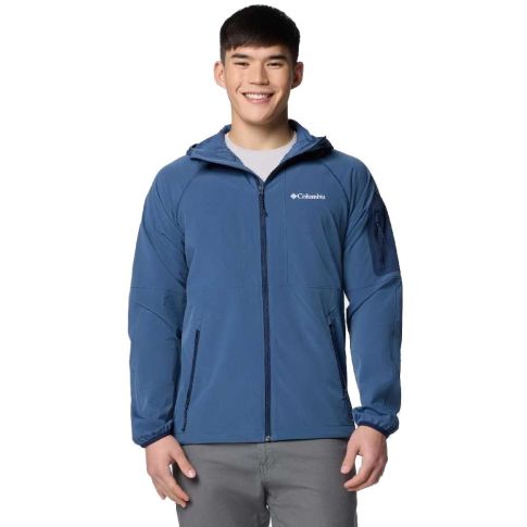 Jaqueta Columbia Tall Heights II Hooded Softshell Masculina Dark